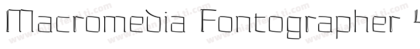 Macromedia Fontographer 41 11598字体转换